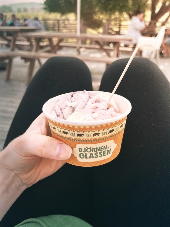 Bägare med glass.
