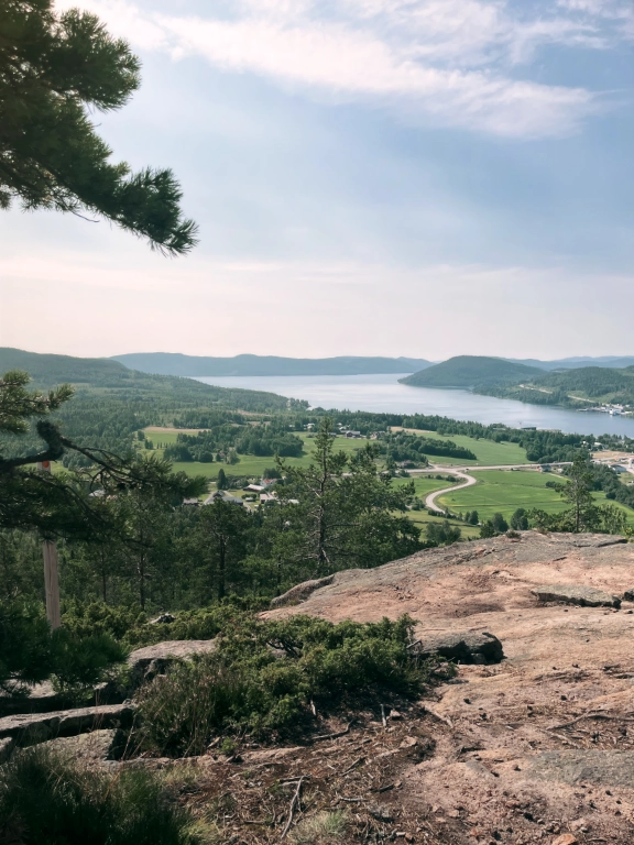 Utsitk från Skuleberget.